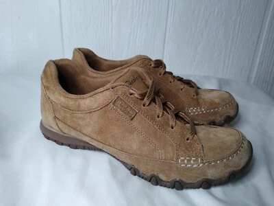 Skechers Bikers Zapatos con Bordillos para Mujer 6.5 Marrón Tonificación Cómodas Gamuza Tenis Foto 1 de 4
