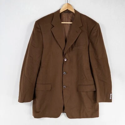 Canali Suit Jacket Blazer 52/42 LONG Brown Wool Cashmere Loro Piana Sport Coat - Image 1 of 4