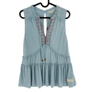 Top blu Love Chimes svasato ODD MOLLY taglia 0/XS - Foto 1 di 10