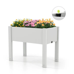 53L Outdoor Raised Garden Bed Elevated Planter Box Stand w/Water Level Monitor - Picture 1 of 10