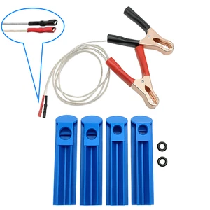 Fuel Injector Flush Cleaner Adapter Cleaning Tool DIY Kit Set Fit Car Motorcycle - Picture 1 of 6