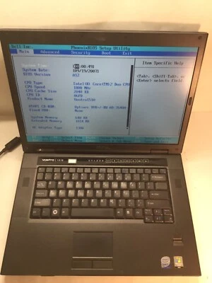 Dell Vostro 15" Laptop Intel Core 2 Duo -BOOTS TO BIOS -MZ - Image 1 of 4