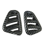 ? 2Pcs Front Upper Dashboard Air Outlet Trim Carbon Fiber Style Replacement For