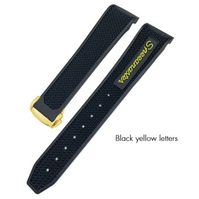 Correa de reloj suave de goma de silicona de 19 mm 20 mm 21 mm para Speedmaster MoonSwatch Foto 1 de 4