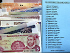 25 Pcs of Different World Banknotes Unc World Paper Money Country List Included