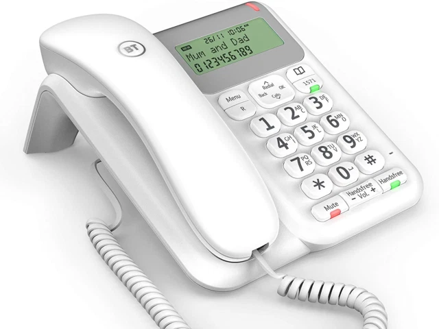 BT Decor 2200 Corded Telephone - White (061127)