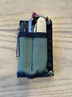 EDC VICTORINOX Titanium Scales , Custom SWISS ARMY KNIFE Olight Arc case, Ti Pen - Image 1 of 4