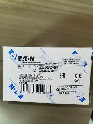 **   1PC  NEW   EATON  MOELLER  ZB65C-57   free shipping - Image 1 of 4