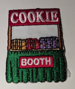 Pfadfinder Plätzchenbude bestickt Bügelbild Patch Vintage selten Rarität Plätzchen Bügelbild - Bild 1 von 3