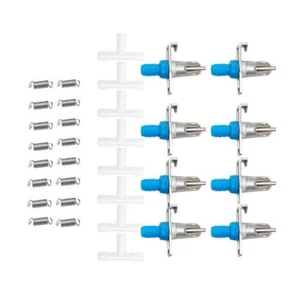 Abbeveratoio per capezzoli per conigli e roditori set di 8 alimentatori automati - Picture 1 of 8
