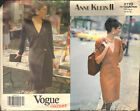 Robe semi-ajustée Vogue 2770 motif à coudre Anne Klein II Misses taille 8-10-12