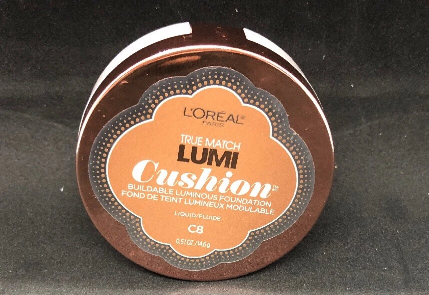 L'Oreal Paris True Match Lumi Cushion Buildable Foundation C8 Cocoa - Image 1 of 1