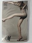 H&M 2-Pack 20 Denier Sheer Tights - (NEW) Large/Light Amber/Nude