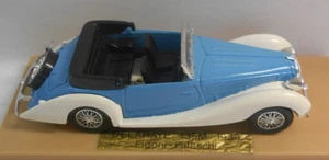 Solido 1/43 Scale Metal Model - SO267 DELAHAYE 78 BLUE/WHITE - Picture 1 of 2