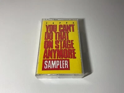 FRANK ZAPPA YOU CAN'T DO THAT ON STAGE ANYMORE SAMPLER CASSETTE LIVE IN CONCERT - Image 1 of 4