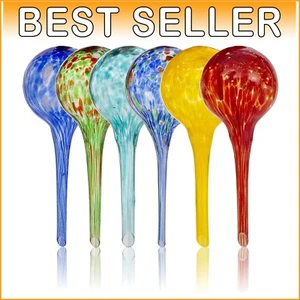 Multicolored Self-Watering Plant Globes - Easy Care & Guaranteed Durability - Picture 1 of 8