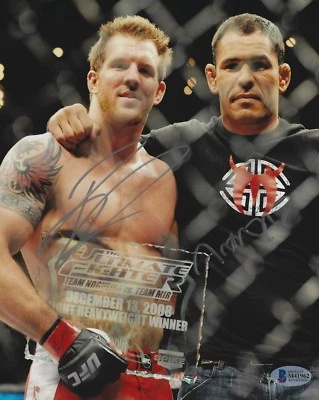 Ryan Bader & Antonio Rodrigo Nogueira Signed 8x10 Photo BAS COA UFC TUF 8 Champ - Image 1 of 4