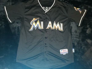 Majestic Authentic Collection Miami Fernandez 16 Jersey Cool Base Size 48 - Picture 1 of 11