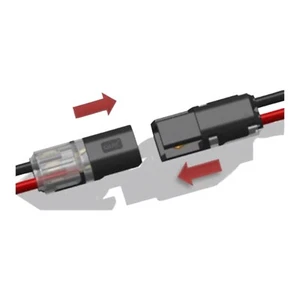 DE 2x Auto Stecker Steckverbindung Steckverbinder KFZ Kabel 2 Polig Wasserdicht - Bild 1 von 5