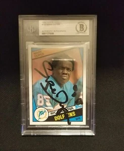 Miami Dolphins Mark Duper Signed Rookie Card Beckett Certified RC - Picture 1 of 4