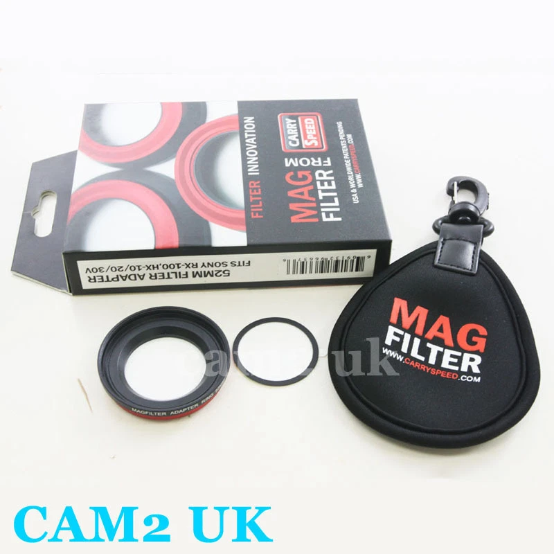 MagFilter 52mm Filter Adapter Ring for Sony RX100 II III HX20V HX30V HX9V camera - Image 1 of 1