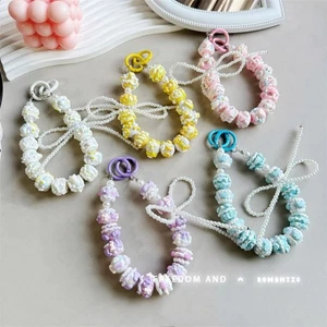 Colorful Mobile Phone Strap Bowknot Phone Charm Rope Bag Pendant Keychain - Photo 1 sur 20