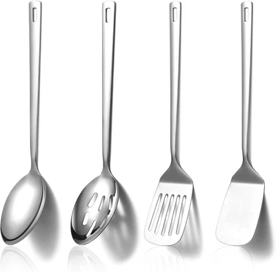 Utensili Da Cucina in Acciaio Inossidabile Set 4 Pz, Utensili Da Cucina Set, Ute - Immagine 1 di 4