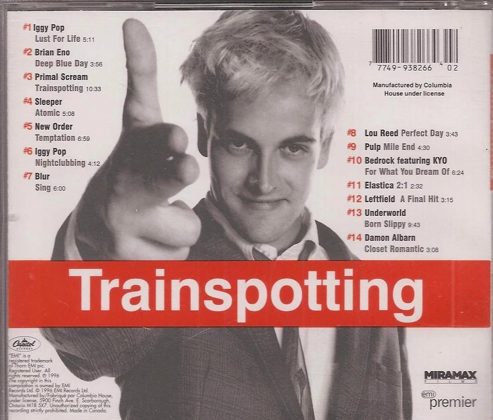 Various Artists, Trainspotting, audioCD Foto 1 de 1