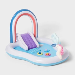 SUN SQUAD PLAY CENTER UPDATE 34 GAL NOVELTY KIDDIE POOL RAINBOW - Scratch & Dent - Bild 1 von 6
