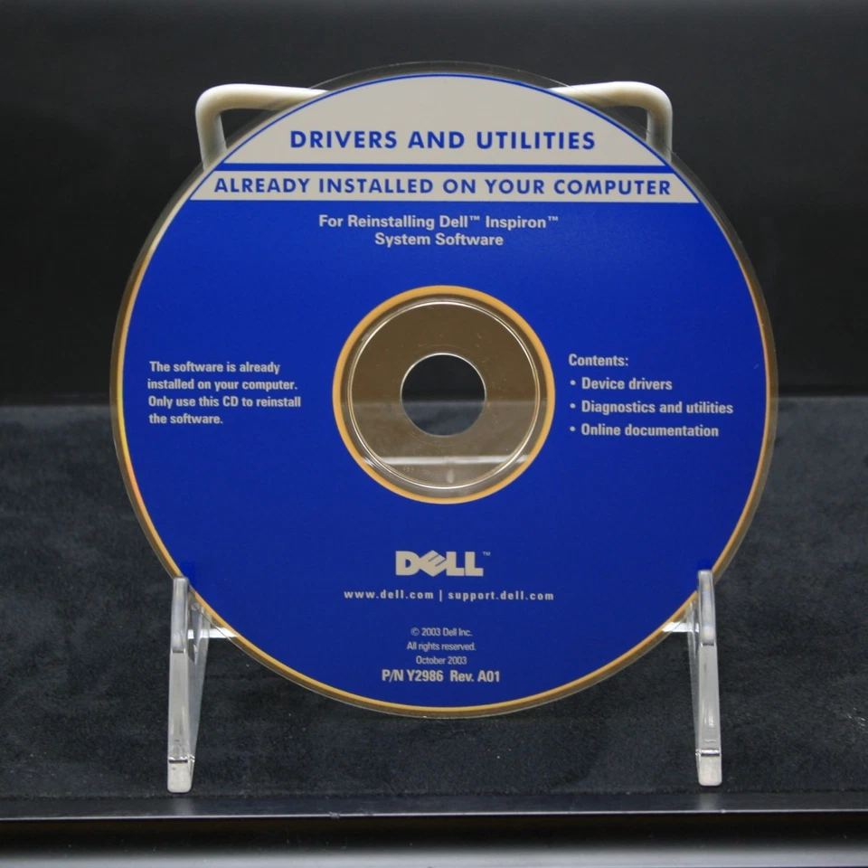 CD de reinstalación de controladores y utilidades Dell Latitude 2003 Foto 1 de 1