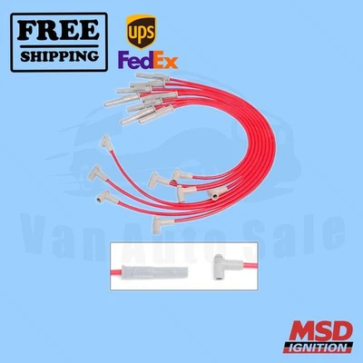 Juego de cables de bujía MSD para camioneta Chevrolet G10 1973-1974 Foto 1 de 2