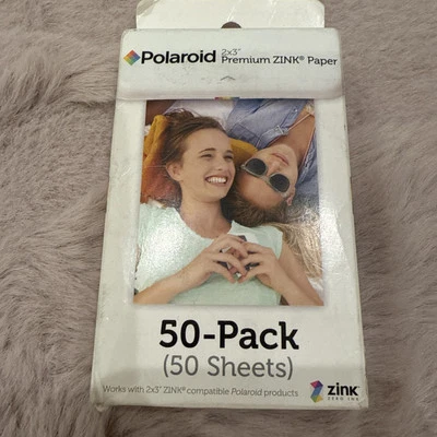 Polaroid Premium ZINK 2x3 inch 50 Sheets Photo Paper New Sealed Made USA - Image 1 of 4