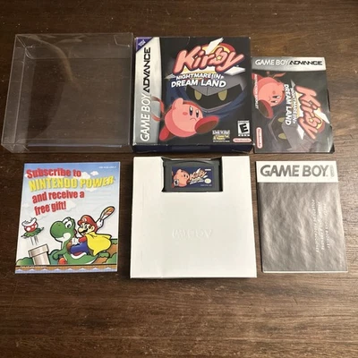 Kirby: Nightmare in Dream Land (Gameboy Advance GBA) Completo En Caja - Auténtico Foto 1 de 4