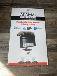 Akamai Premium Desktop Monitor Privacy Screen  21.5” 16:9 60• NEW - Picture 1 of 8