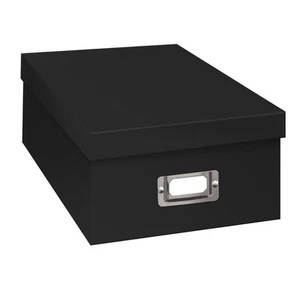 Photo Storage Box, Black - Picture 1 of 2