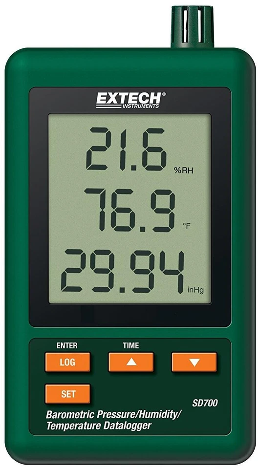 Extech SD700 Multi-Datenlogger Luftfeuchte Temperatur-Messgerät 1637893 - Bild 1 von 1