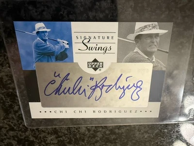 Chi Chi Rodriguez 2002 SP Game Used Edition - Signature Swings #SS-CR Auto - Image 1 of 2