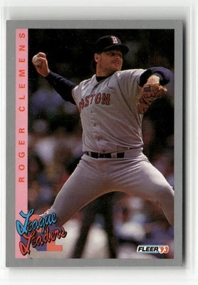 1993 FLEER #348 ROGER CLEMENS BOSTON RED SOX - Image 1 of 2