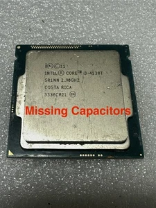 Intel Core i3-4130T 2.90GHz Dual-Core 3MB LGA 1150 CPU P/N: SR1NN Tested Working - Picture 1 of 2