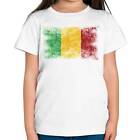 Mali Distressed Flag Kids T-Shirt Top Malian Shirt Football Jersey Gift