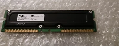 NEC MC-4R128CEE6C-845 128MB PC800  RAMBUS RDRAM CL2.5 Desktop Memory - Image 1 of 2