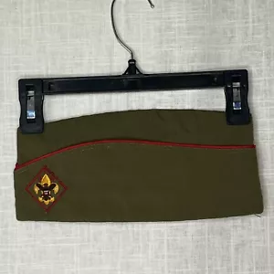 BSA olivegrüne Uniform Garnison Mütze gefüttert keine Größe auf Etikett TS-518 - Bild 1 von 6