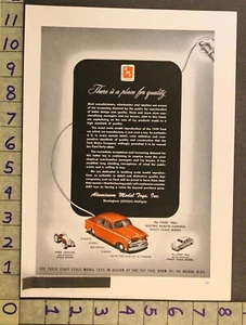 1949 TOY AD VEHICLE AUTO FORD ELECTRIC REMOTE CONTROL MODEL ALUMINUM DETROITTK74 - Picture 1 of 1