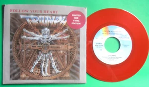 Canadian Band Triumph Follow Your Heart on RED VINYL 7" 45 1985 MCA Records - Picture 1 of 2