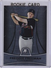 FREDDIE FREEMAN ROOKIE CARD 2010 Bowman Platinum ATLANTA BRAVES RC $$ DODGERS!