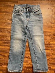 Gap Denim Stretch Straight Kids Jeans Blue Size 5 Regular - Picture 1 of 4