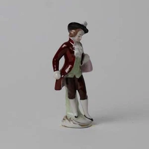 Scultura in porcellana Cavaliere Sitzendorf XX sec. - Imagen 1 de 2