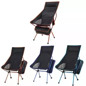 Folding Camping Chair Lightweight Portable Outdoor Chair For Fishing Garden Hike - Picture 1 of 33