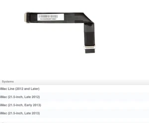 ✅ Apple iMac 21,5" 1418 2012 2013 LCD LVDS Flexkabel Display 923-0281 ✅ - Bild 1 von 2