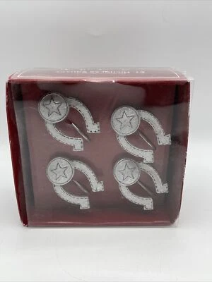 Ganchos para cortina de ducha herradura vacaciones St. Nicholas Square Navidad Texas Nuevo en caja Foto 1 de 2